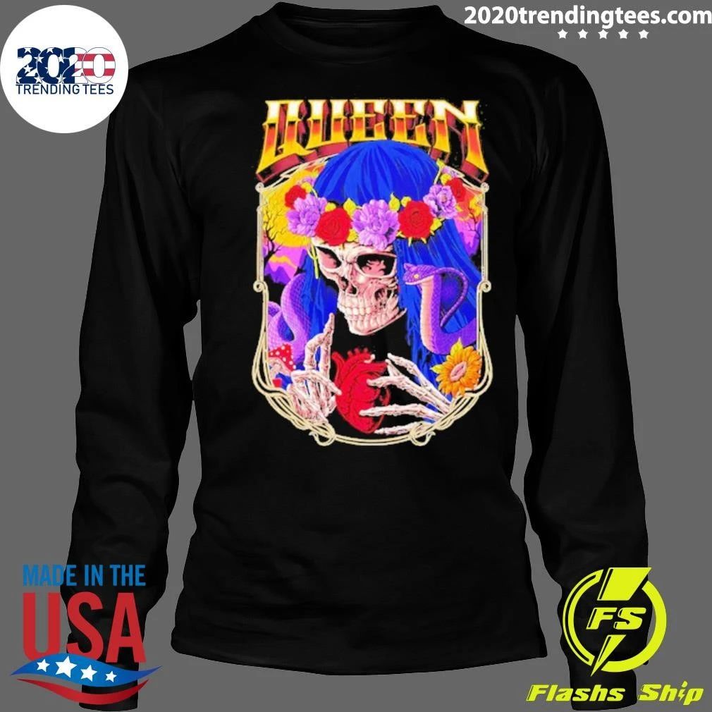 Til Death Skeleton And Fiesta Cobra Floral Shirt