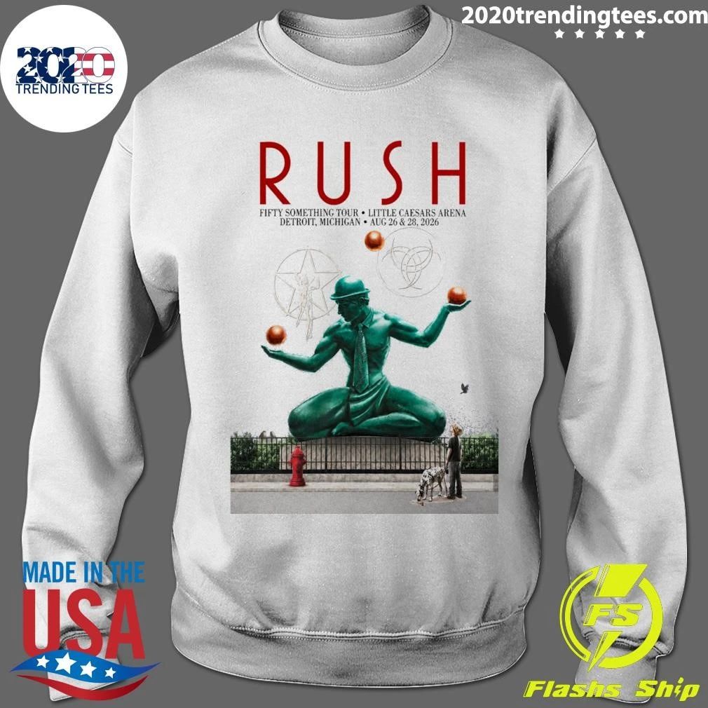 Rush Detroit Michigan Event Poster At Little Caesars Arena In Detroit Michigan On August 26-28 2026 Shirt
