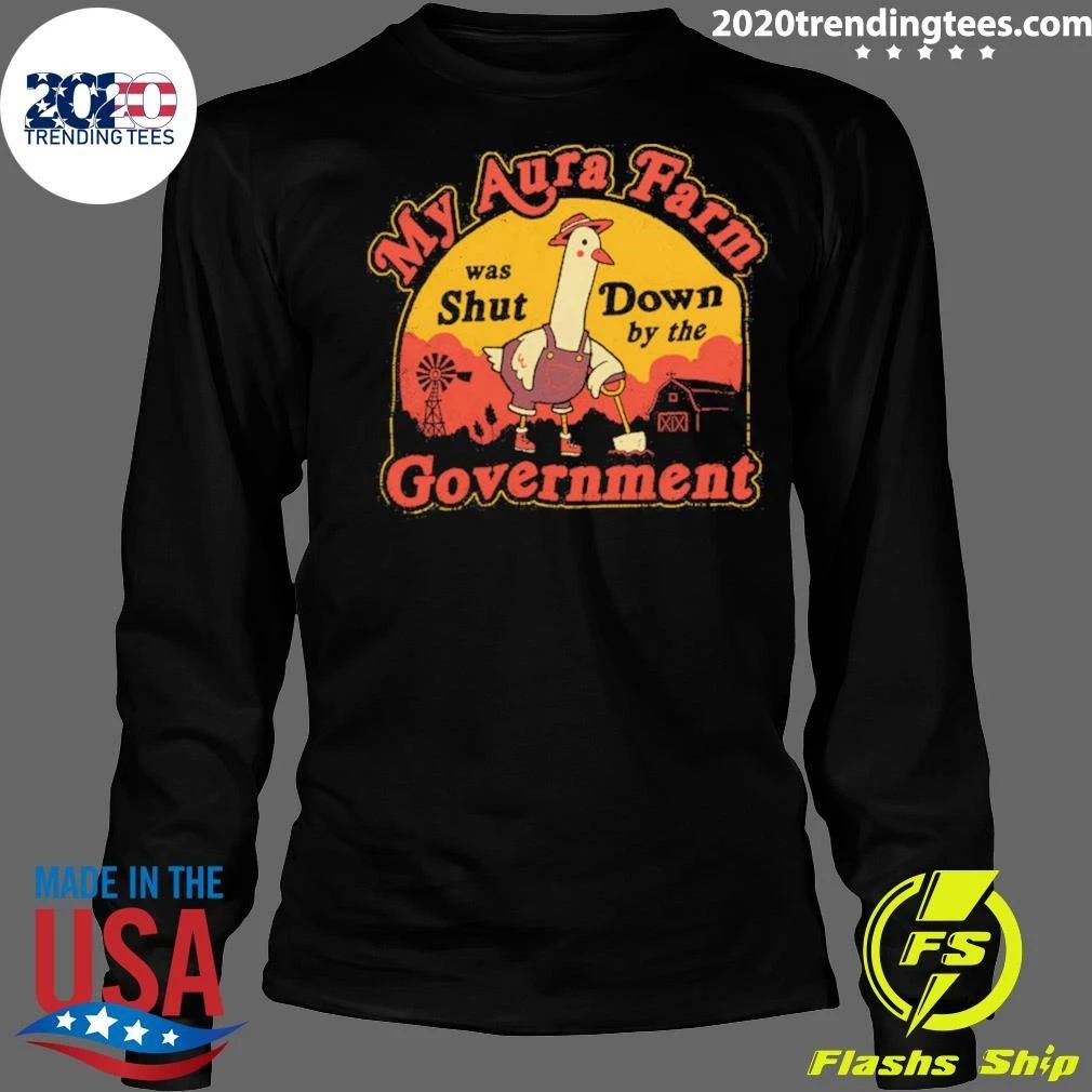 Goose My Aura Farm was Shut Down by the Government Retro Shirt