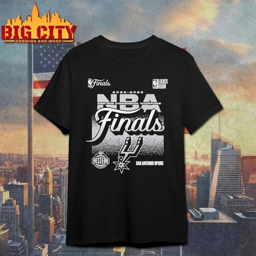Spurs 2026 Conference Finals Champions Locker Room Shirt