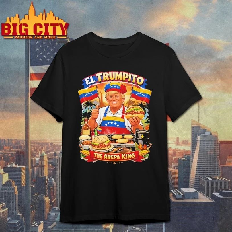 El Trumpito Arepa King Venezuelan Food & Street Food Humor t-shirt