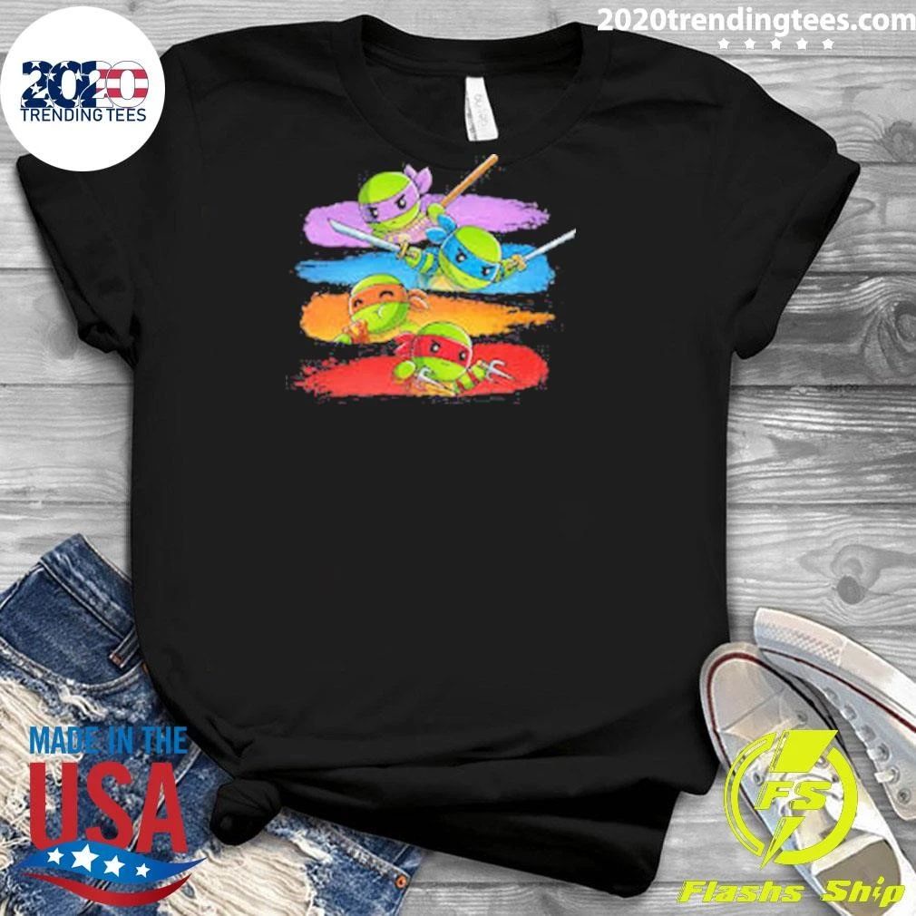 Colorful Teenage Mutant Ninja Shirt