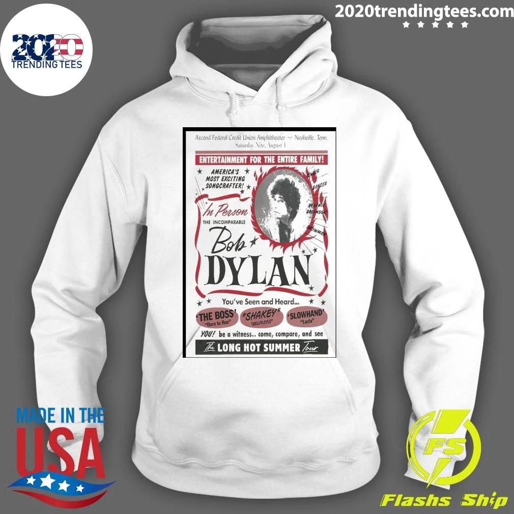 Awesome Bob Dylan Ascend Federal Credit Union Amphitheater Nashville T-Shirt