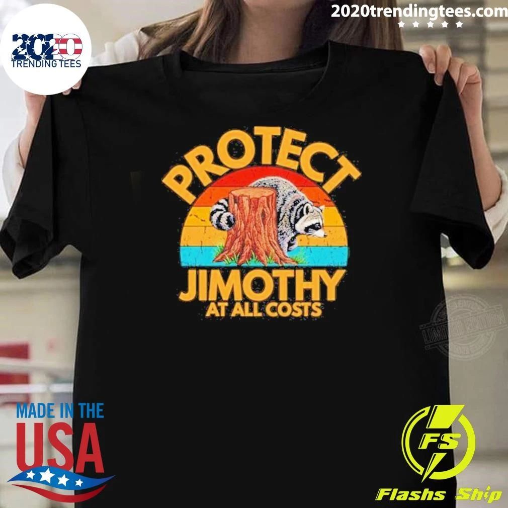 Jimothy Protect At All Costs Raccoon Vintage Shirt