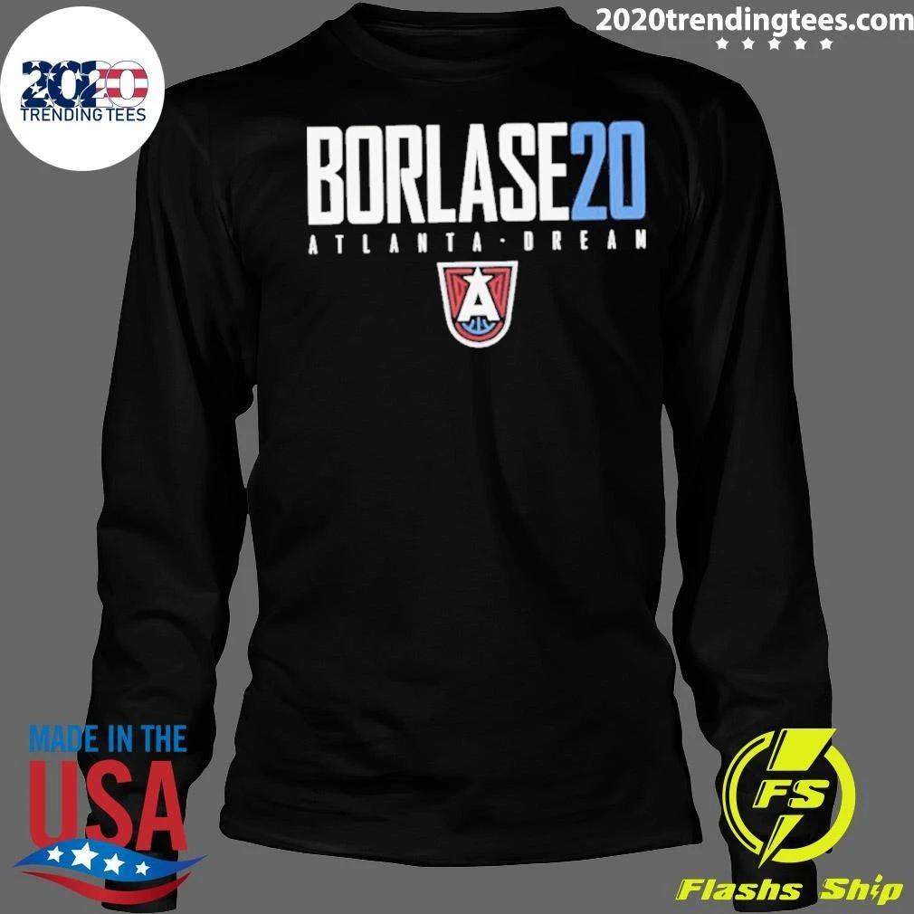 Isobel Borlase 20 Atlanta Dream 2026 Wnba Name And Number Shirt
