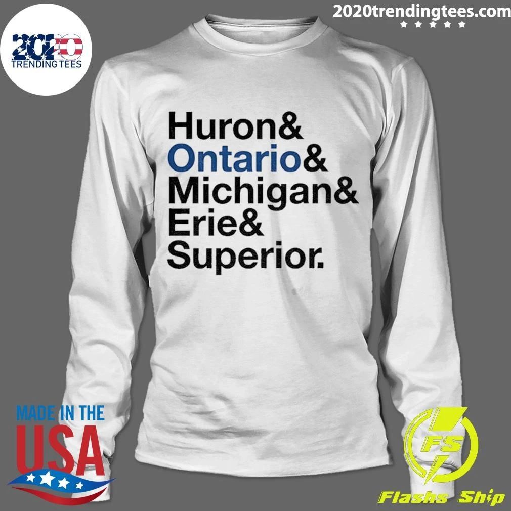 Huron Ontario Michigan Erie Superior Shirt