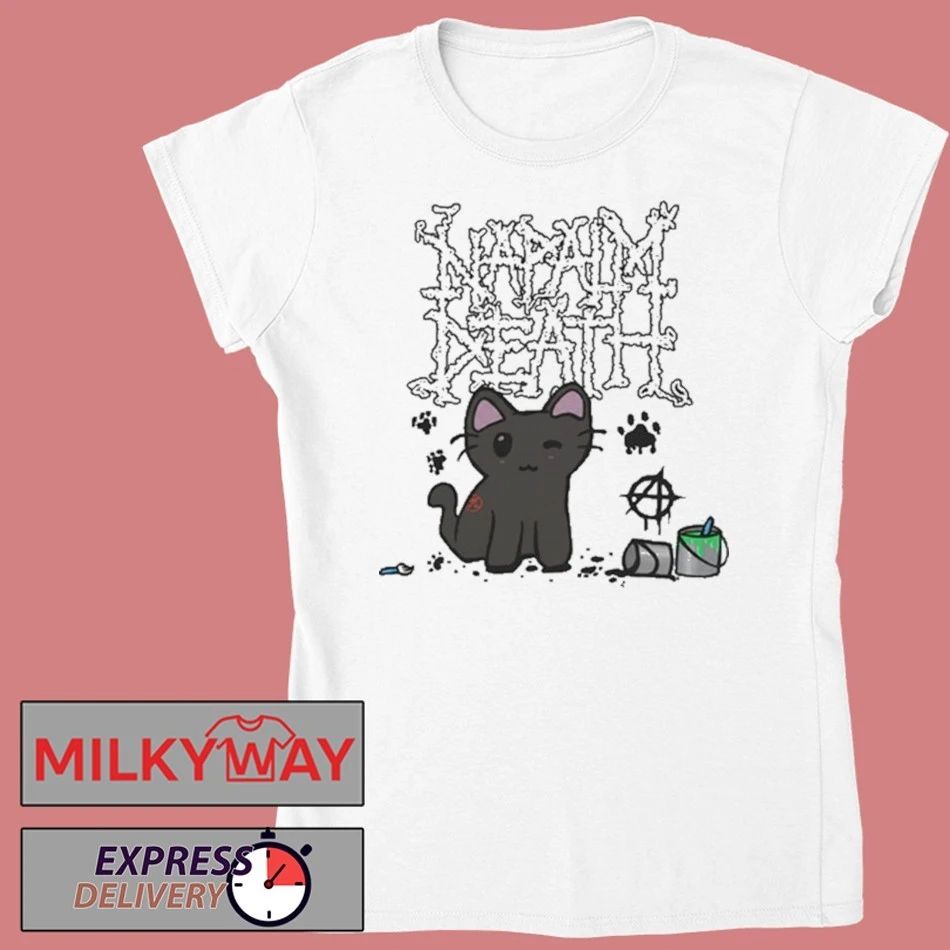 Napalm Death Cats T Shirt