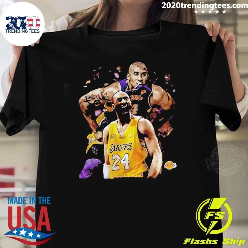 Kobe Bryant Los Angeles Lakers Basketball Portrait Shirt