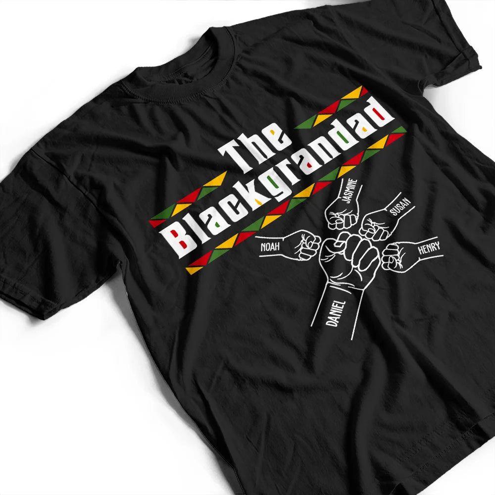 The Blackfather Fist Bump - Personalized T Shirt