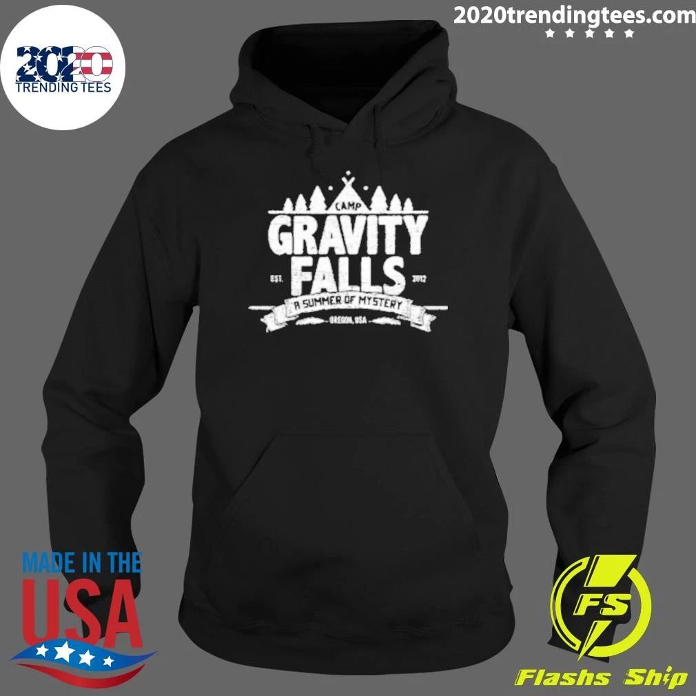 Camp Gravity Falls A Summer of Mystery Drecon, USA Est. 2012 Shirt