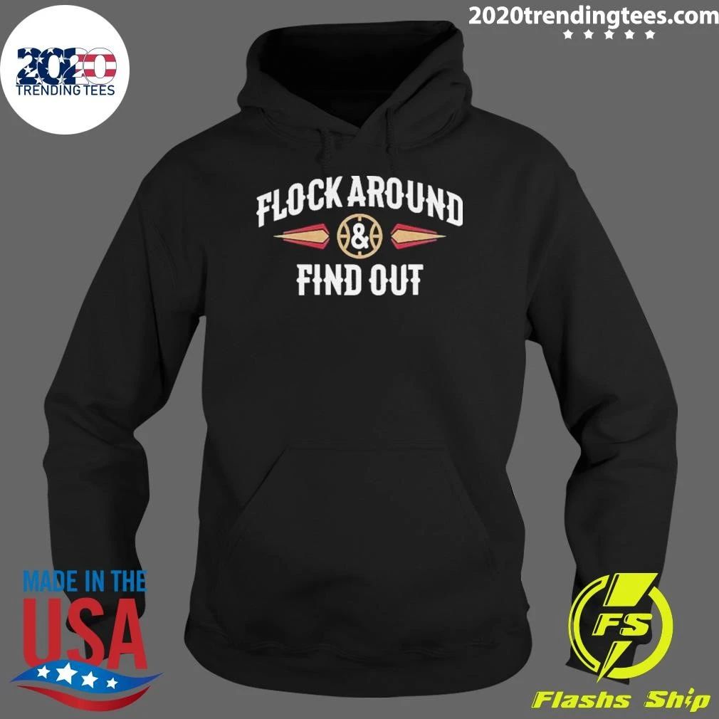 New Orleans Pelicans Basketball Flock Around And Find Out Logo Shirt