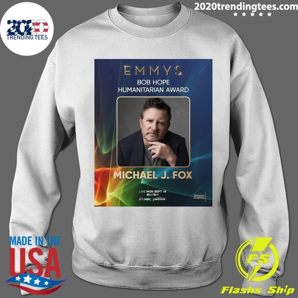 Emmys Bob Hope Humanitarian Award Michael J. Fox Shirt