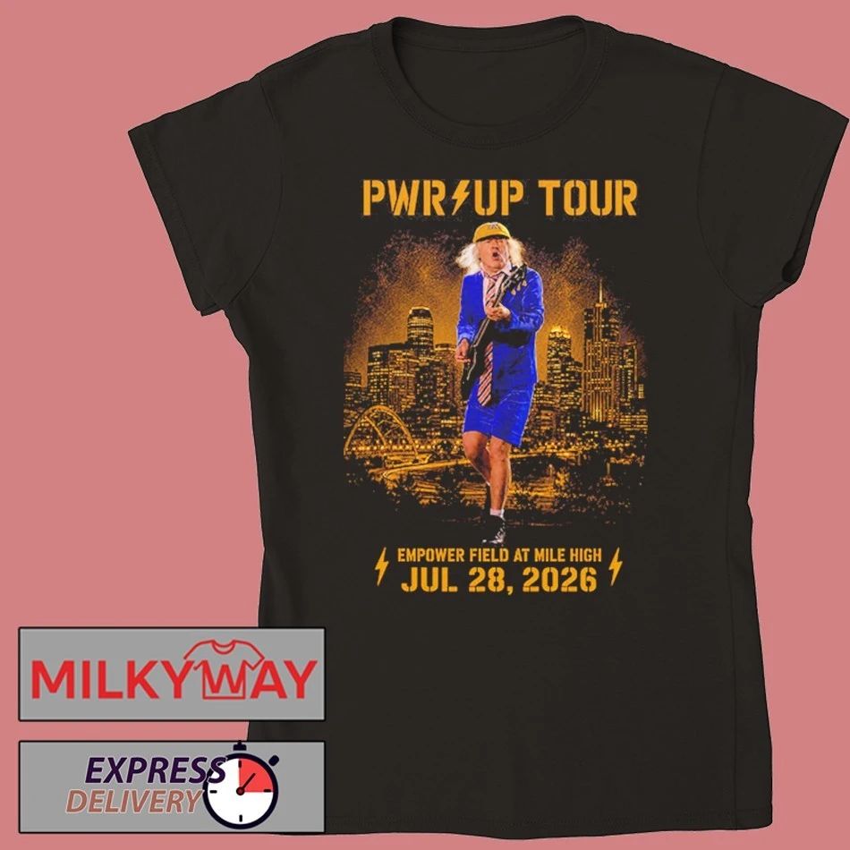 ACDC Power Up Tour 2026 Denver Colorado Show On July 28 2026 At Empower Field At Mile High Shirt