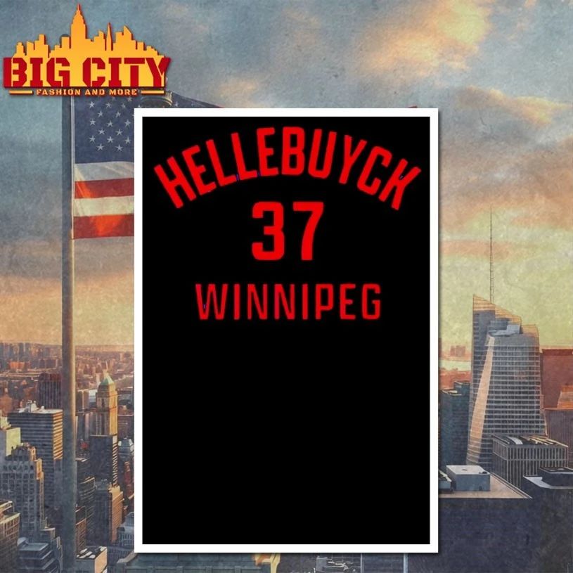 Connor Hellebuyck Winnipeg Name & Number t-shirt