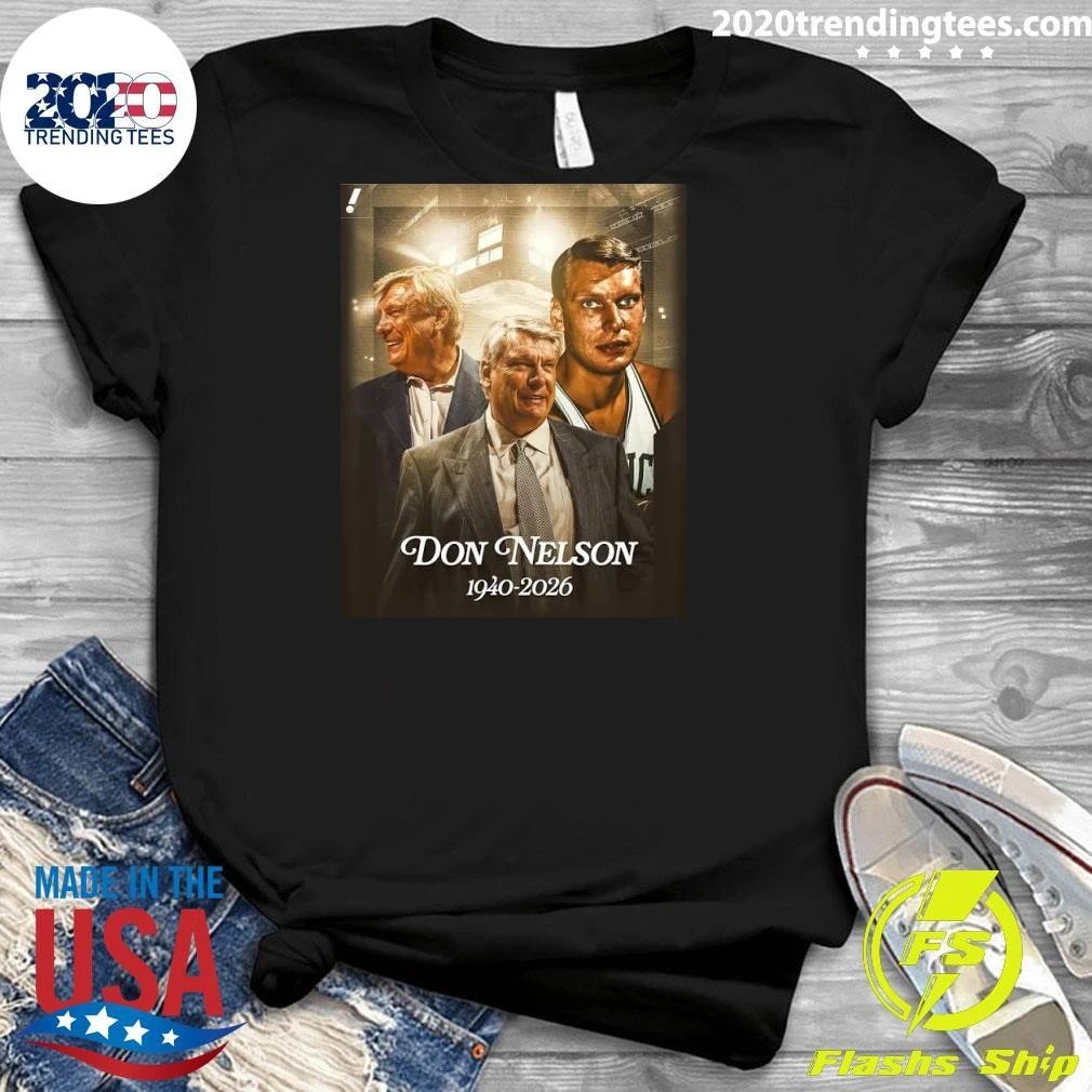 Remember NBA Coach Don Nelson 1940-2026 Shirt