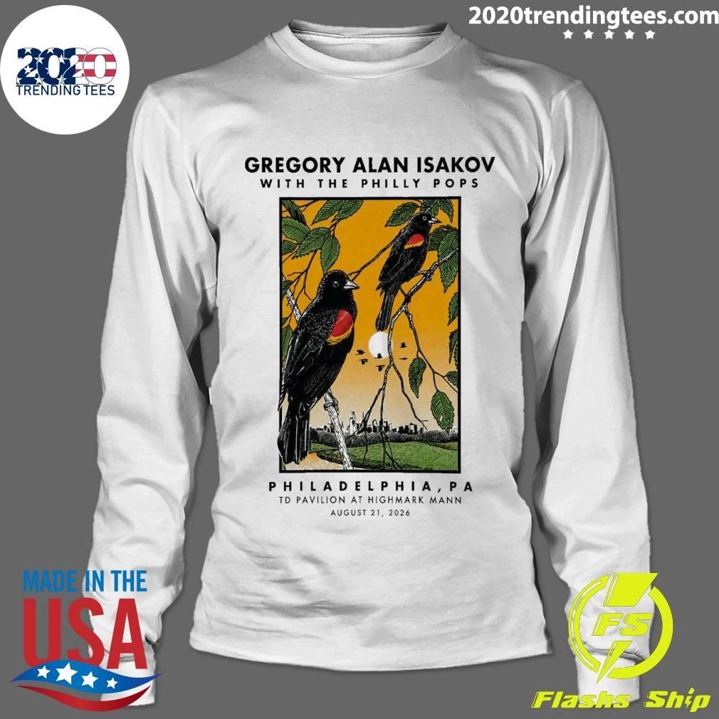Gregory Alan Isakov In Philadelphia PA On August 21 2026 Shirt
