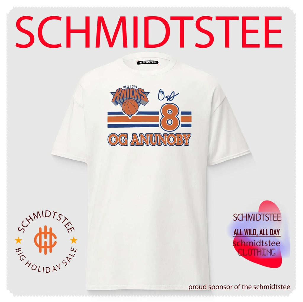 New York Knicks OG Anunoby team logo signature shirt