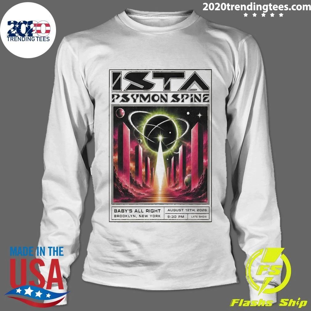 ISTA In Brooklyn NY On August 12 2026 Tour Shirt