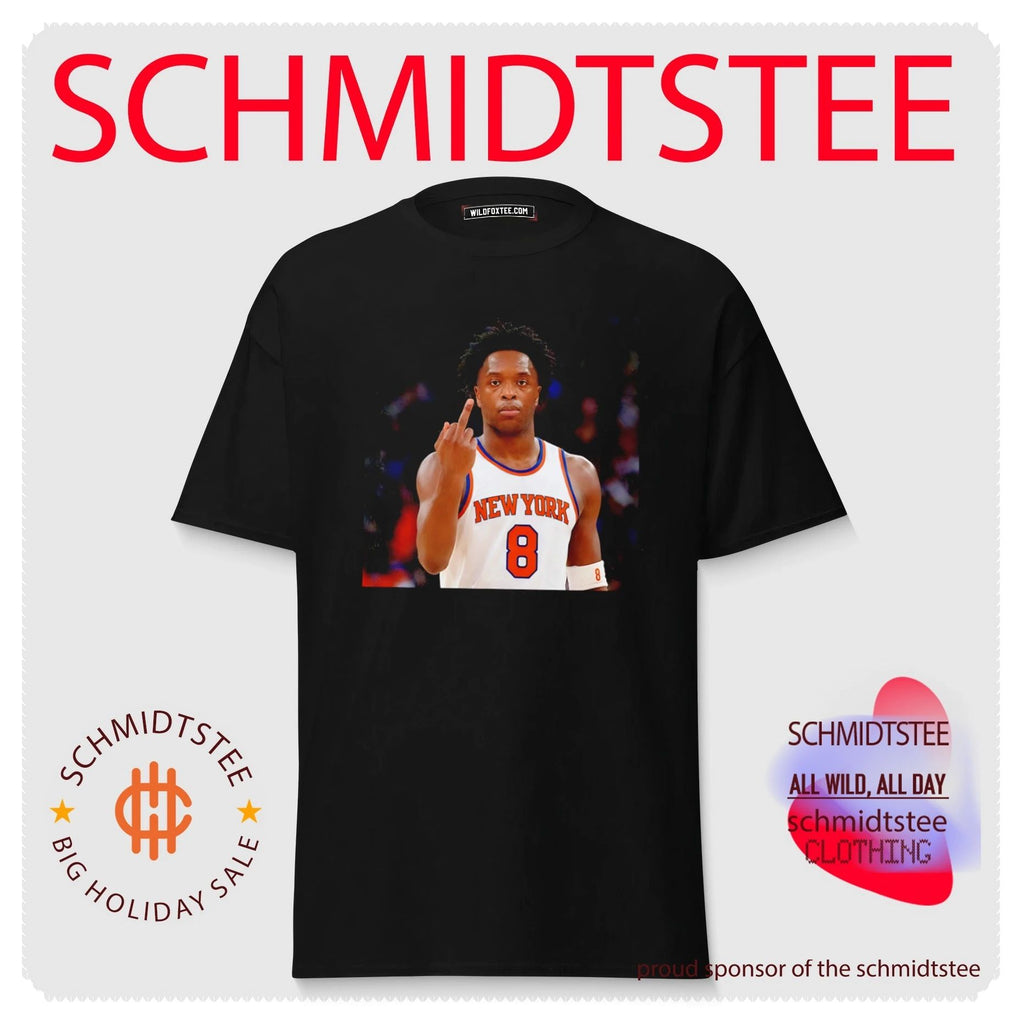 New York Knicks OG Anunoby middle finger vintage shirt