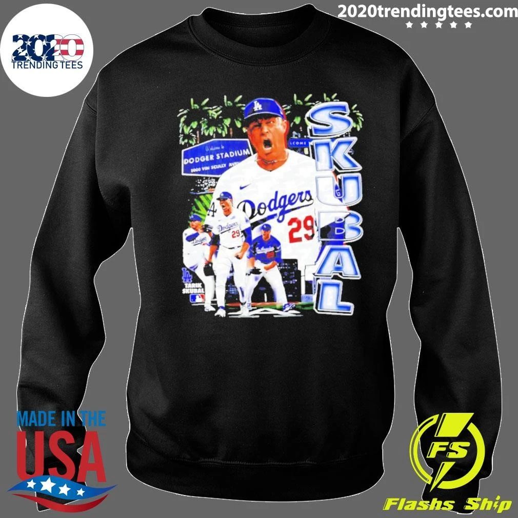 Tarik Skubal Los Angeles Dodgers Baseball Collage Graphic Shirt