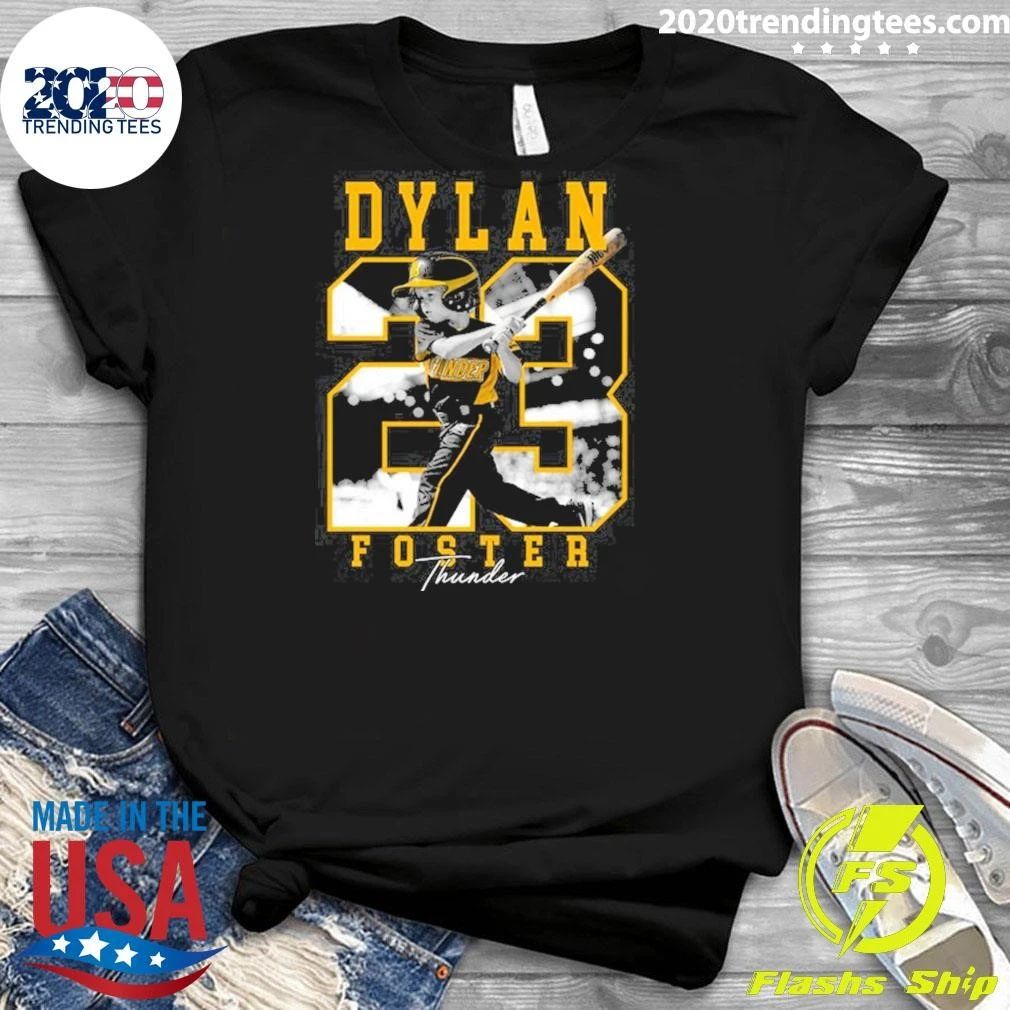 Dylan Foster Thunder 23 Baseball Sports Signature Shirt