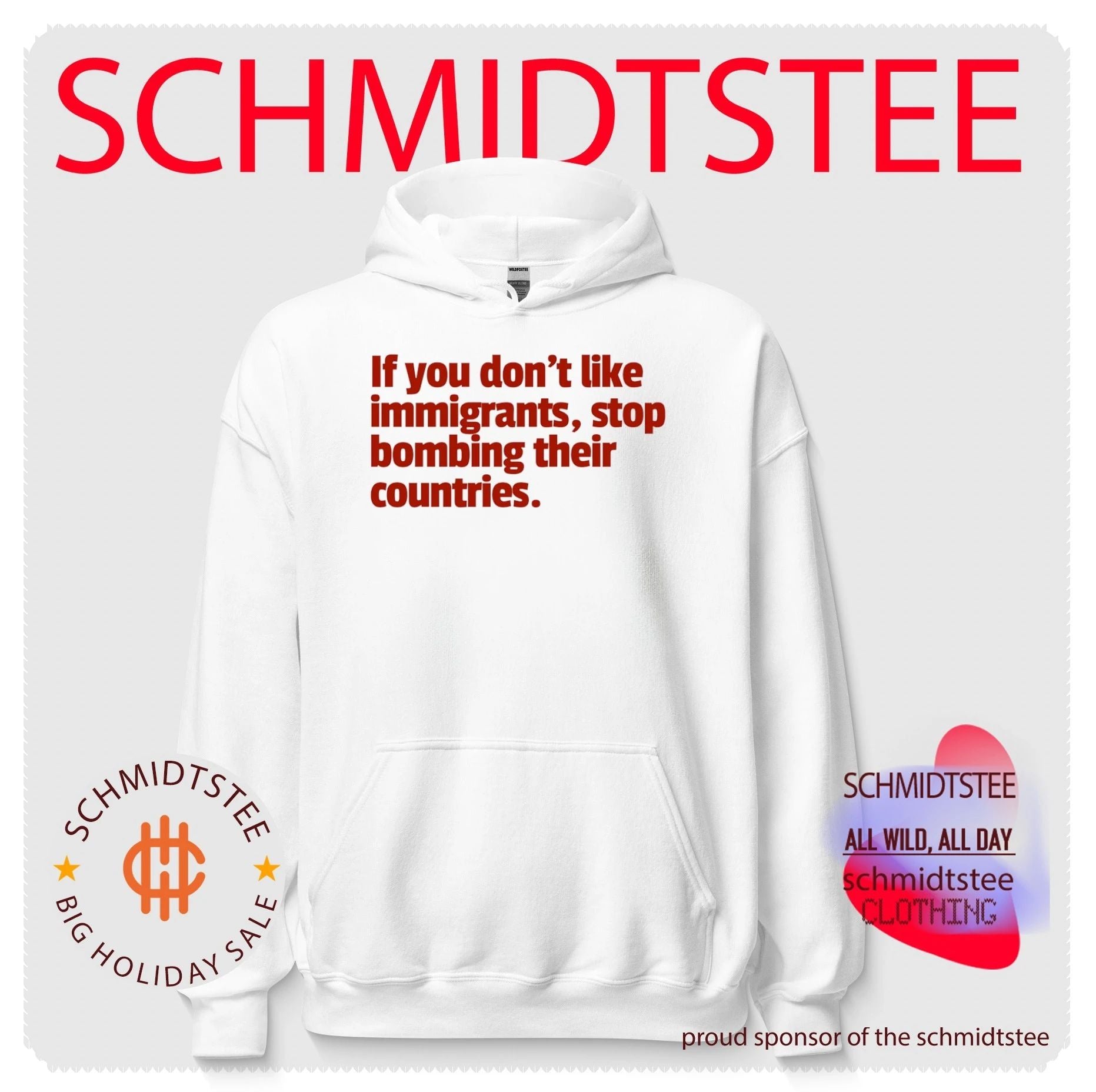 If you don’t like immigrants stop bombing their countries shirt