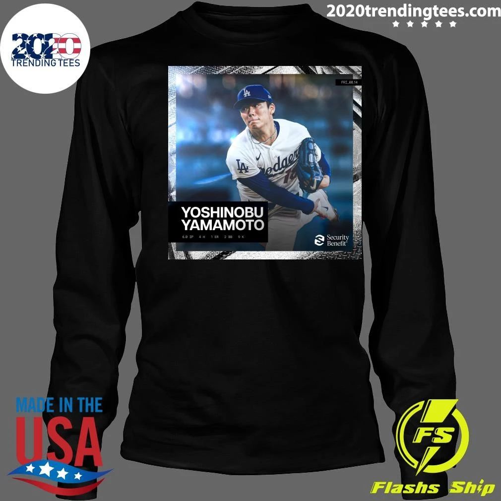 Yoshinobu Yamamoto in Los Angeles Dodgers 2026 Shirt