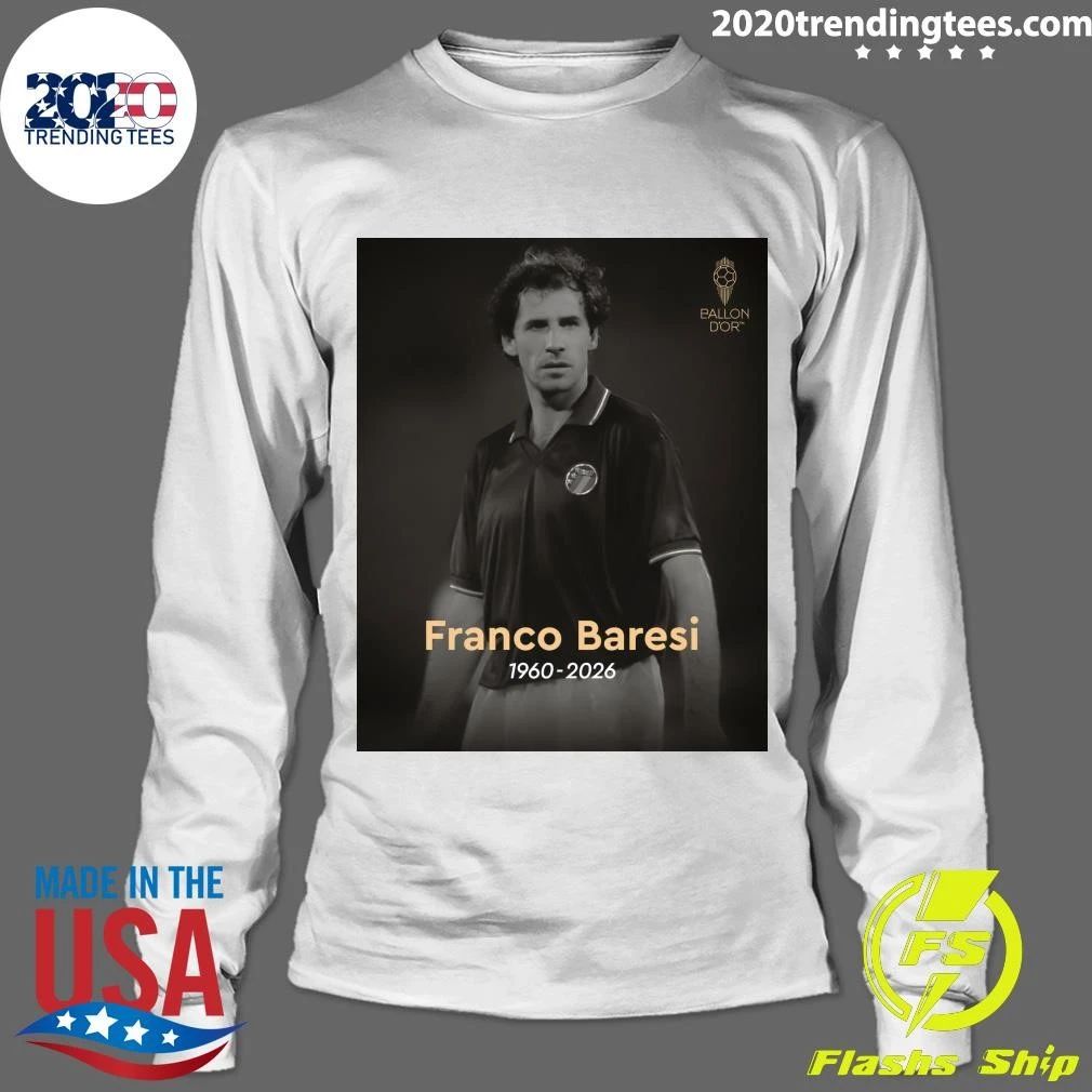 Rip Franco Baresi 1960-2026 Shirt