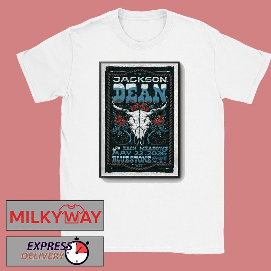 Jackson Dean concert Columbus, Bluestone, May 22, 2026 Poster shirt