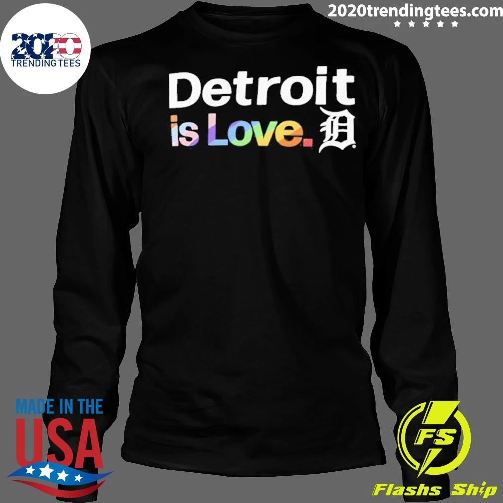 Detroit Tigers City Is Love Pride Shirt