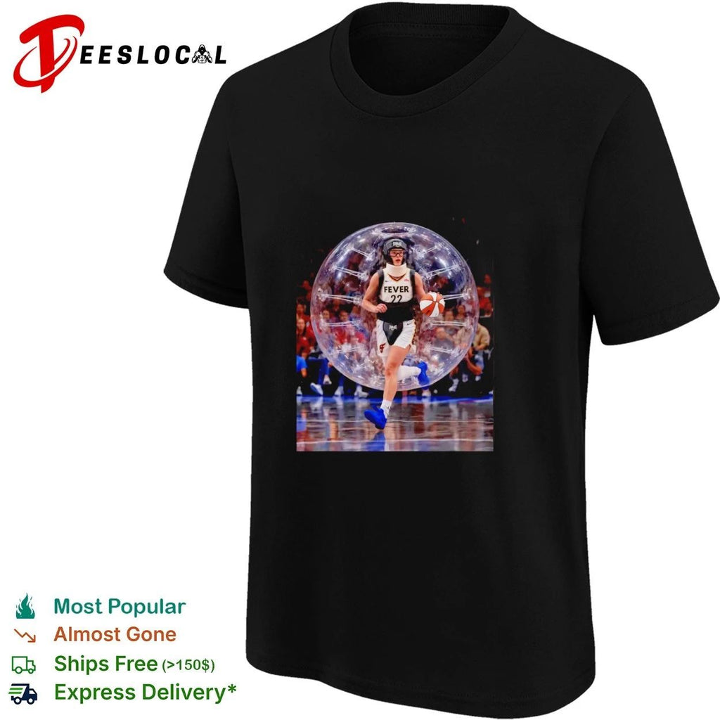 Caitlin Clark Indiana Fever Bubble Suit T-shirt