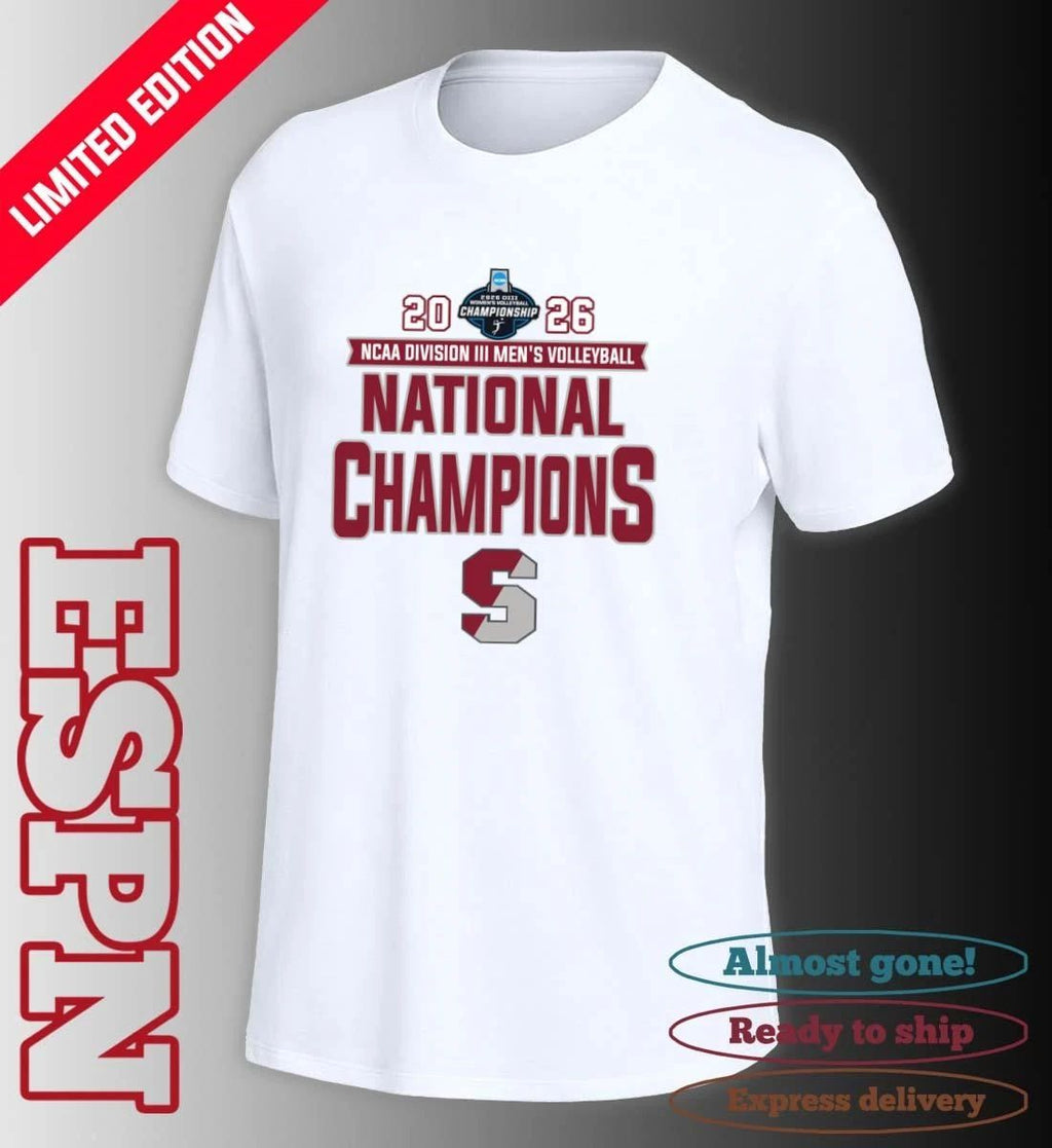 Springfield College Men’s Volleyball 2026 NCAA Division III National Champions T-Shirt