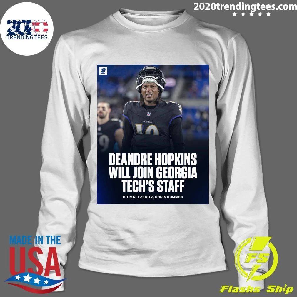 Hopkins Deandre Will Join Georgia Tech’s Staff Shirt