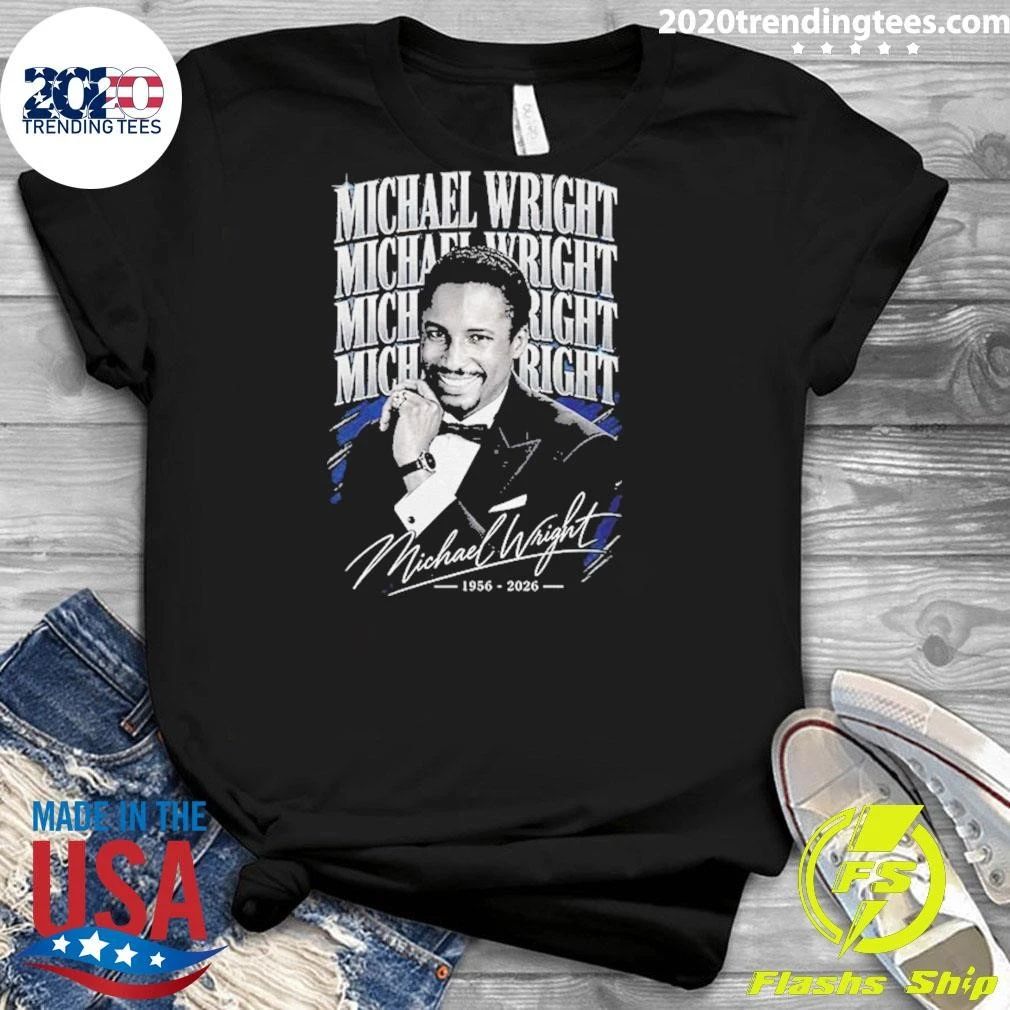 RIP Michael Wright 1956–2026 Memorial Tribute Shirt