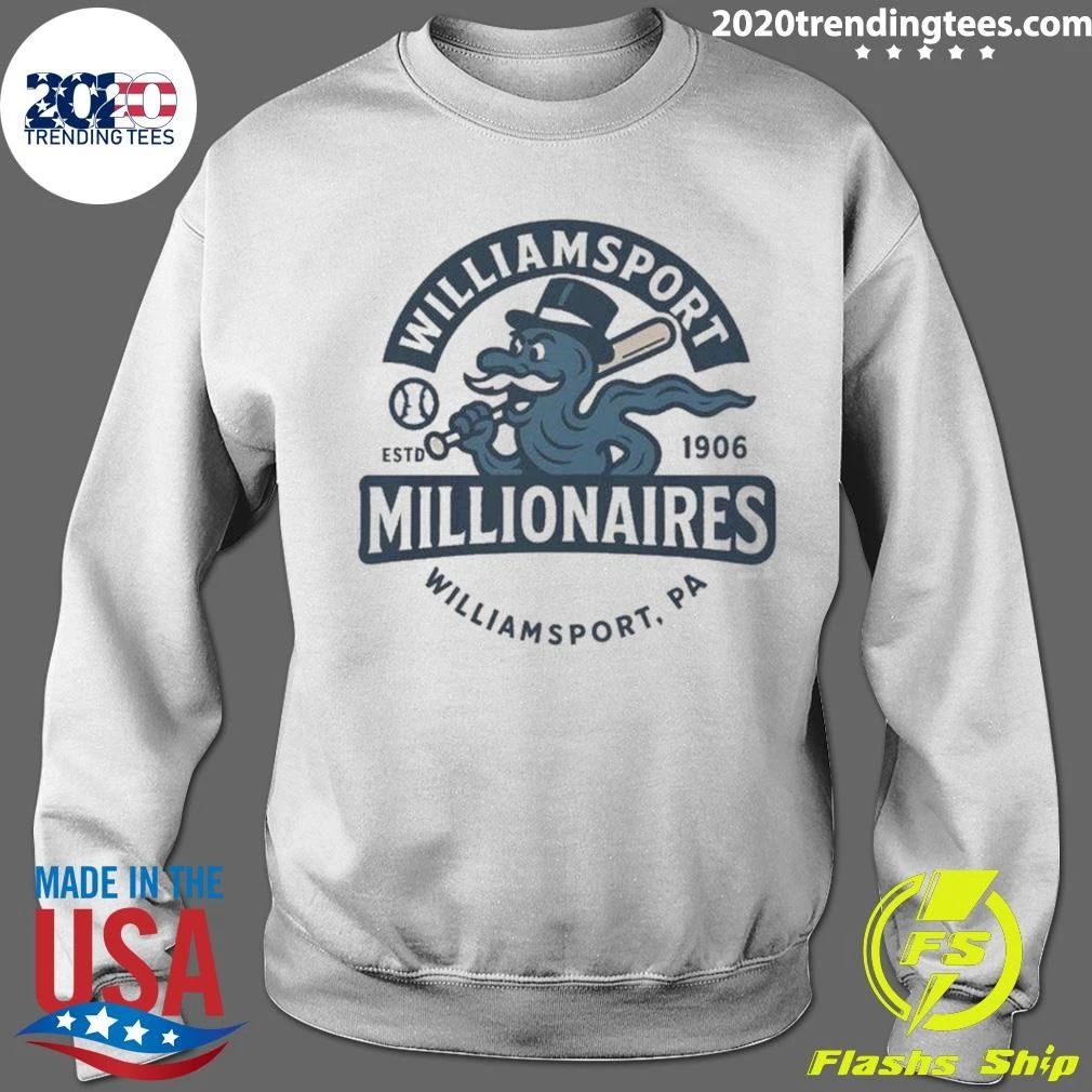 Williamsport Millionaires Minor League Baseball Tee Shirt