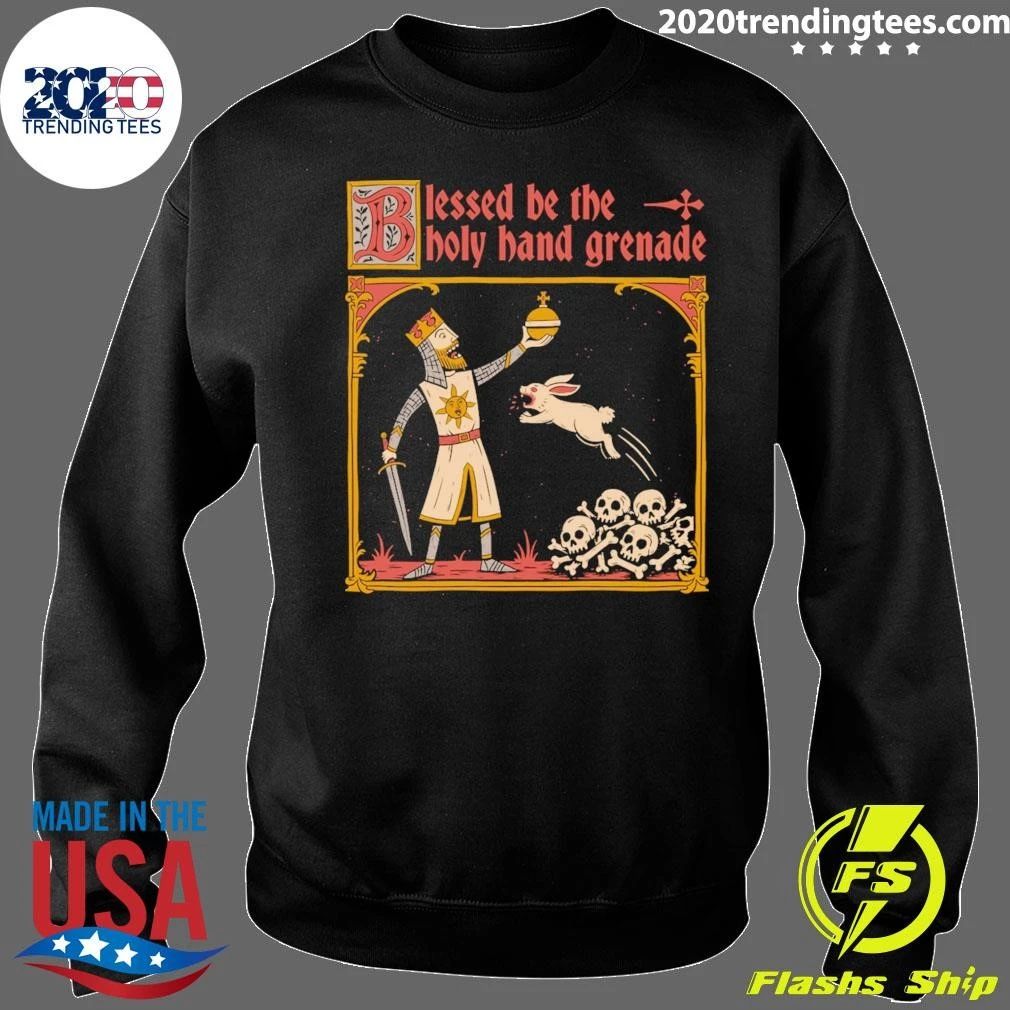 Monty Python and the Holy Grail Blessed be the Holy Hand Grenade Shirt