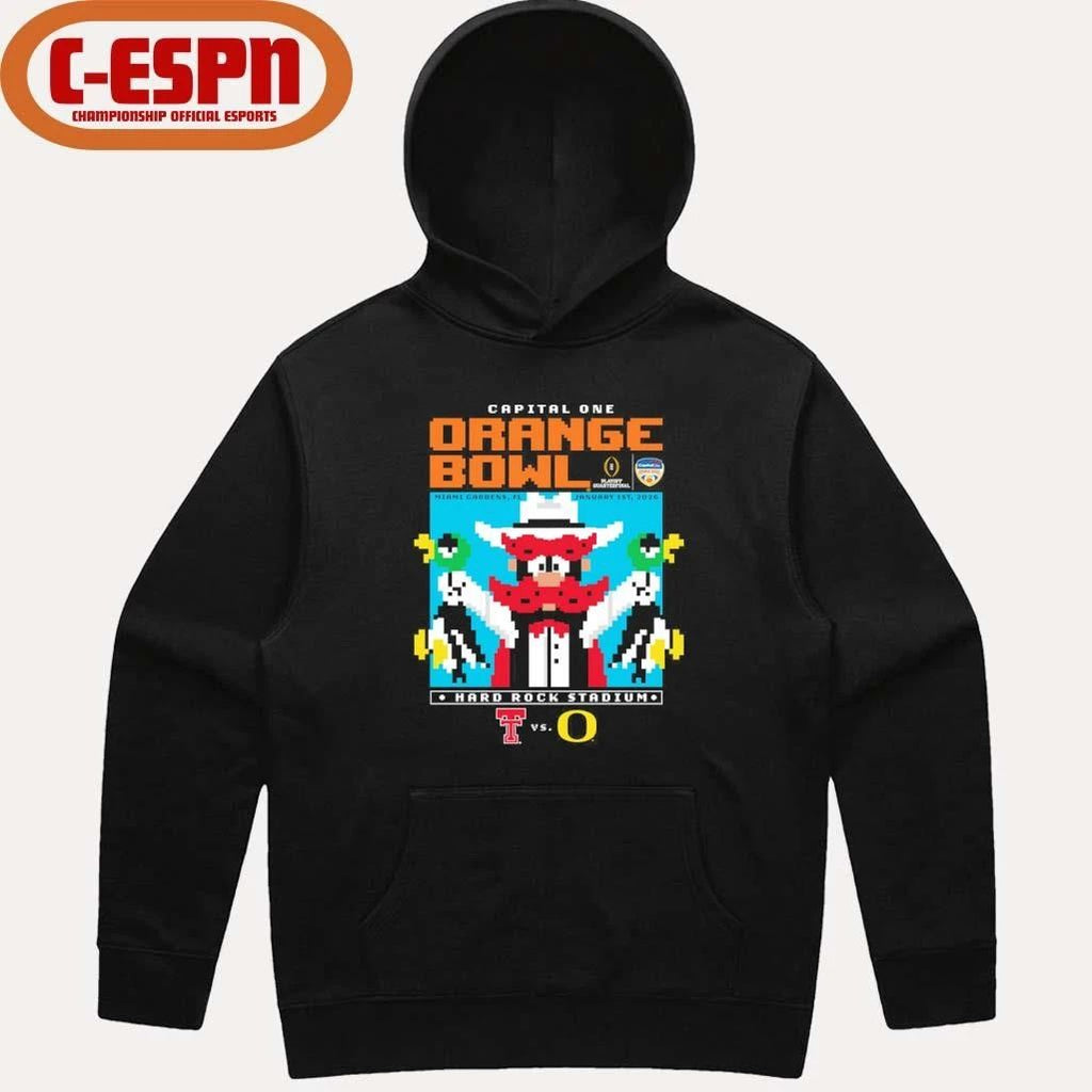 Texas Tech Duck Hunt 2025 Orange Bowl Shirt