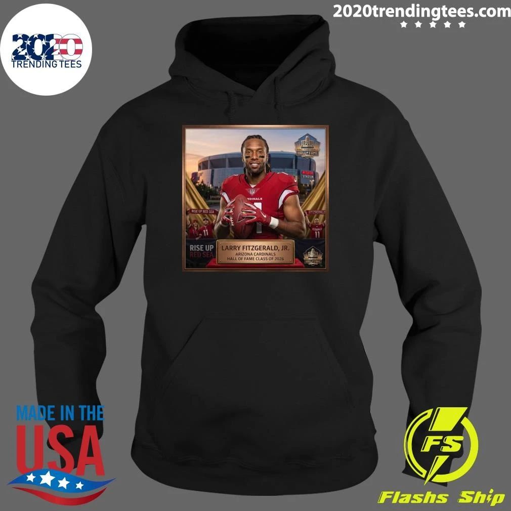 Larry Fitzgerald, Jr. Arizona Cardinals Hall Of Fame Class Of 2026 Shirt