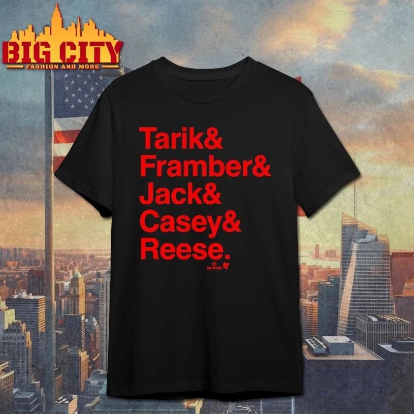Detroit Baseball Tarik & Framber & Jack & Casey & Reese T-Shirt