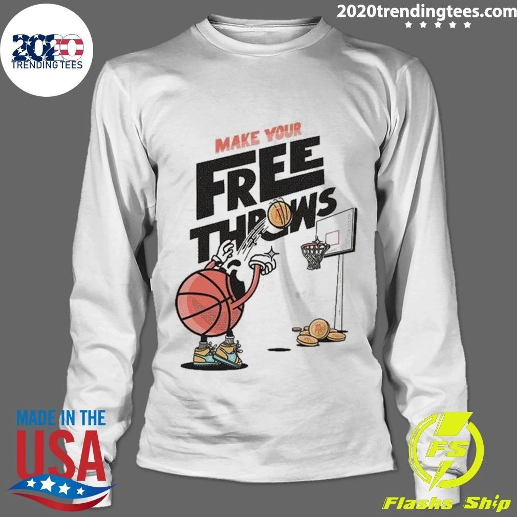 Make Your Free Throws Graphic Tee Shirt
