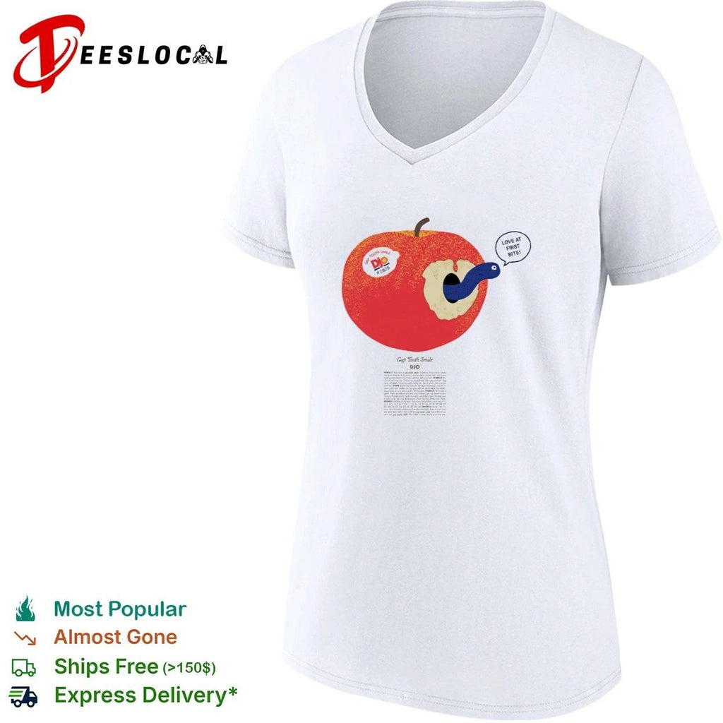 Djo Gap Tooth Smile Love at First Bite T-shirt