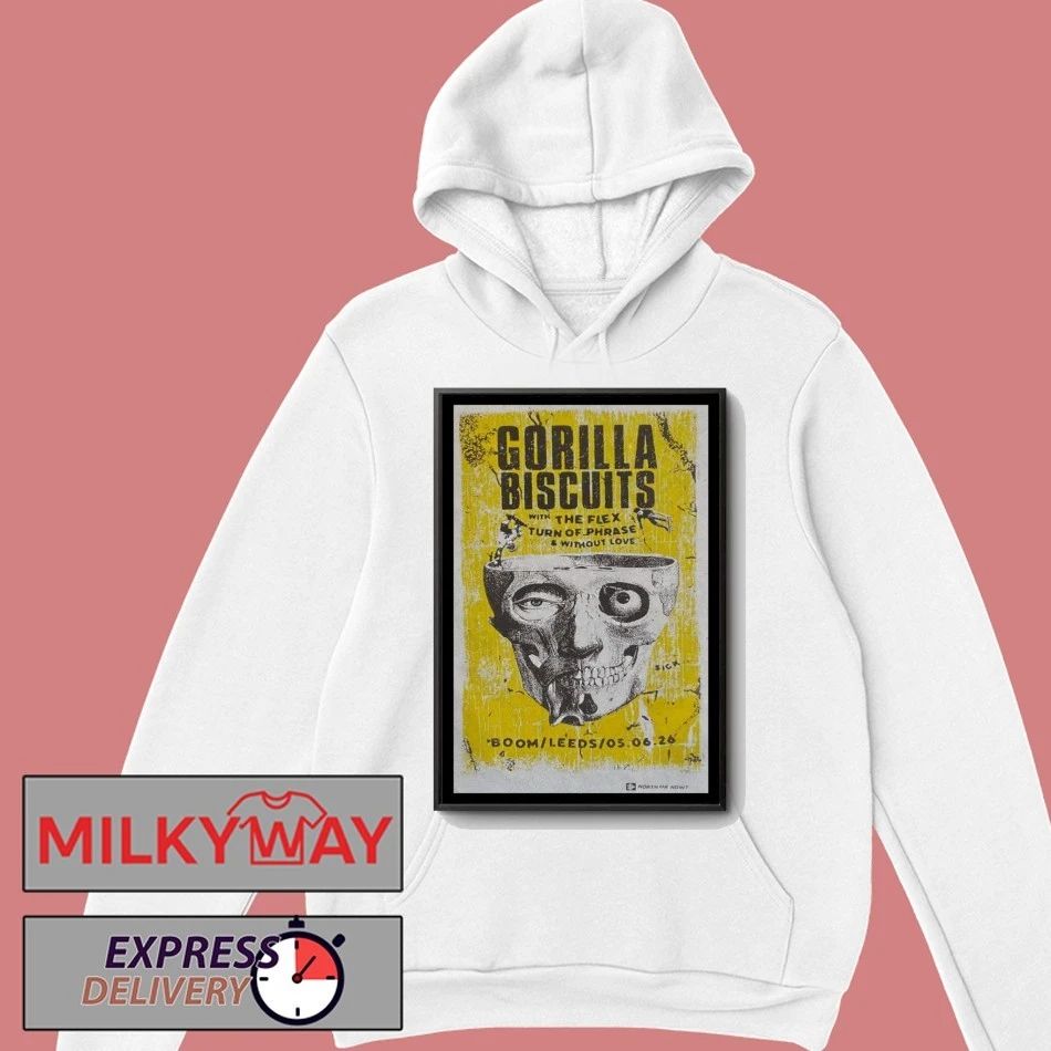 BISCUITS June 5 2026 Tour BOOM in Leeds, UK Concert Poster shirt