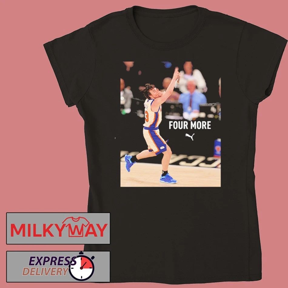 Tyler Kolek New York Knicks Coming NBA Finals 2026 Four More shirt