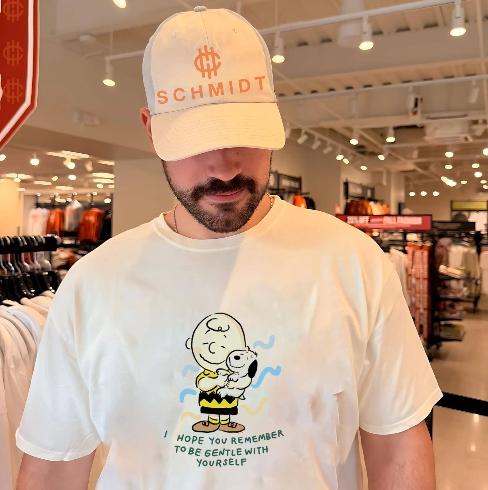 Charlie Brown and Snoopy be gentle with yourself shirt