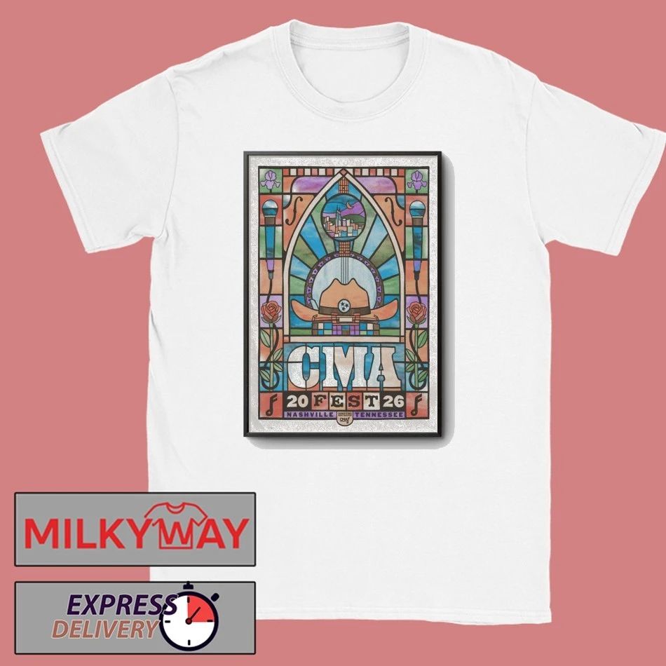 Country Music Association Festival 2026 Nashville Tennessee Poster shirt