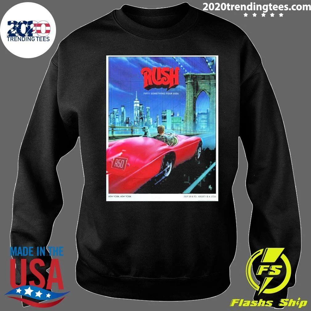 Rush New York 2026 Live At Madison Square Garden Exclusive Brooklyn Bridge Event On July 28 30 and August 1-4 2026 Shirt
