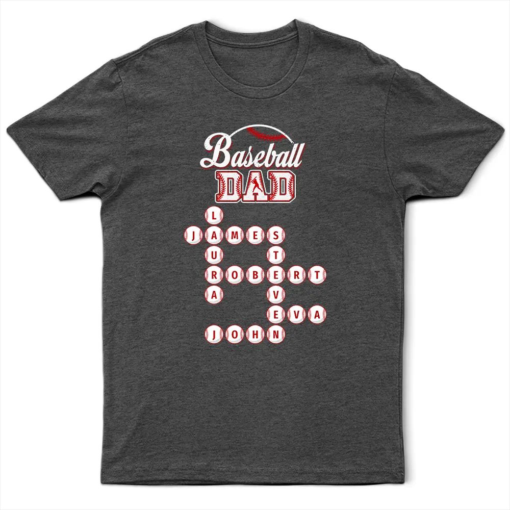 Crossword Sport Dad Mom - Personalized T Shirt
