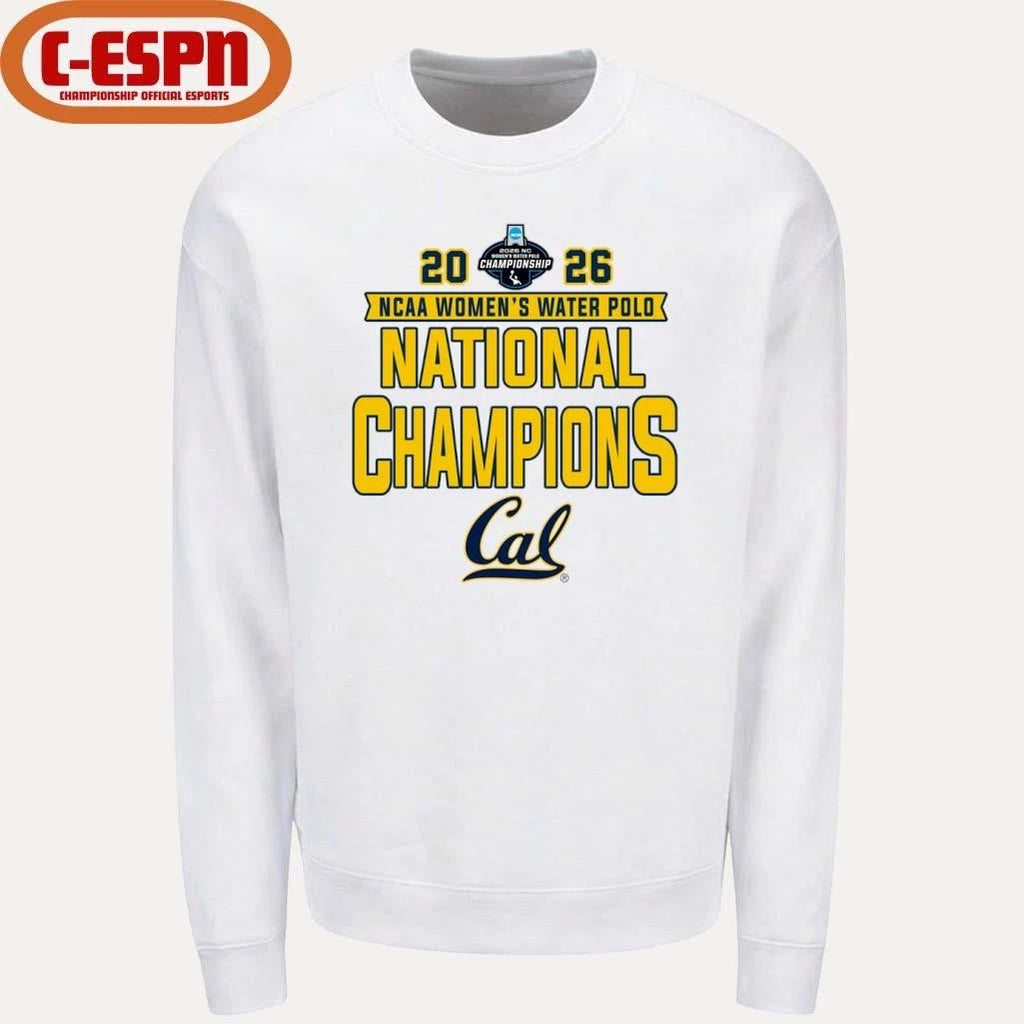 California Golden Bears Women’s Water Polo 2026 NCAA National Champions Shirt