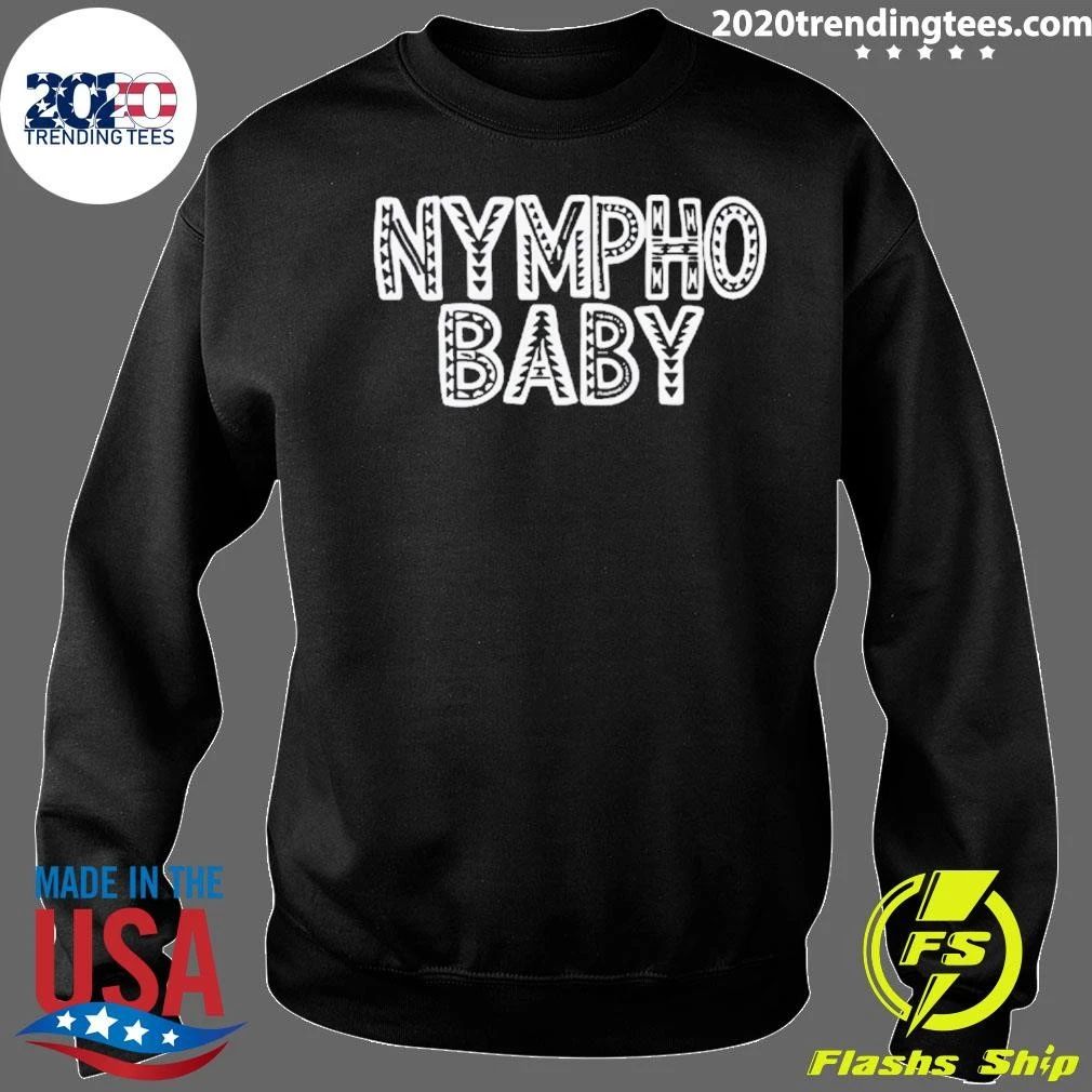 Grayson Waller Wearing Nympho Baby Shirt