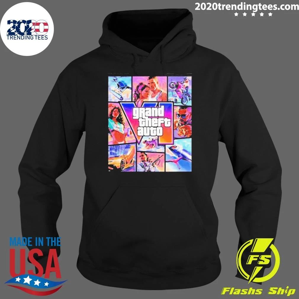 Gta 6 Vice City Stories Graphic Shirt